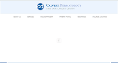 Desktop Screenshot of calvertdermatology.com