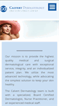 Mobile Screenshot of calvertdermatology.com